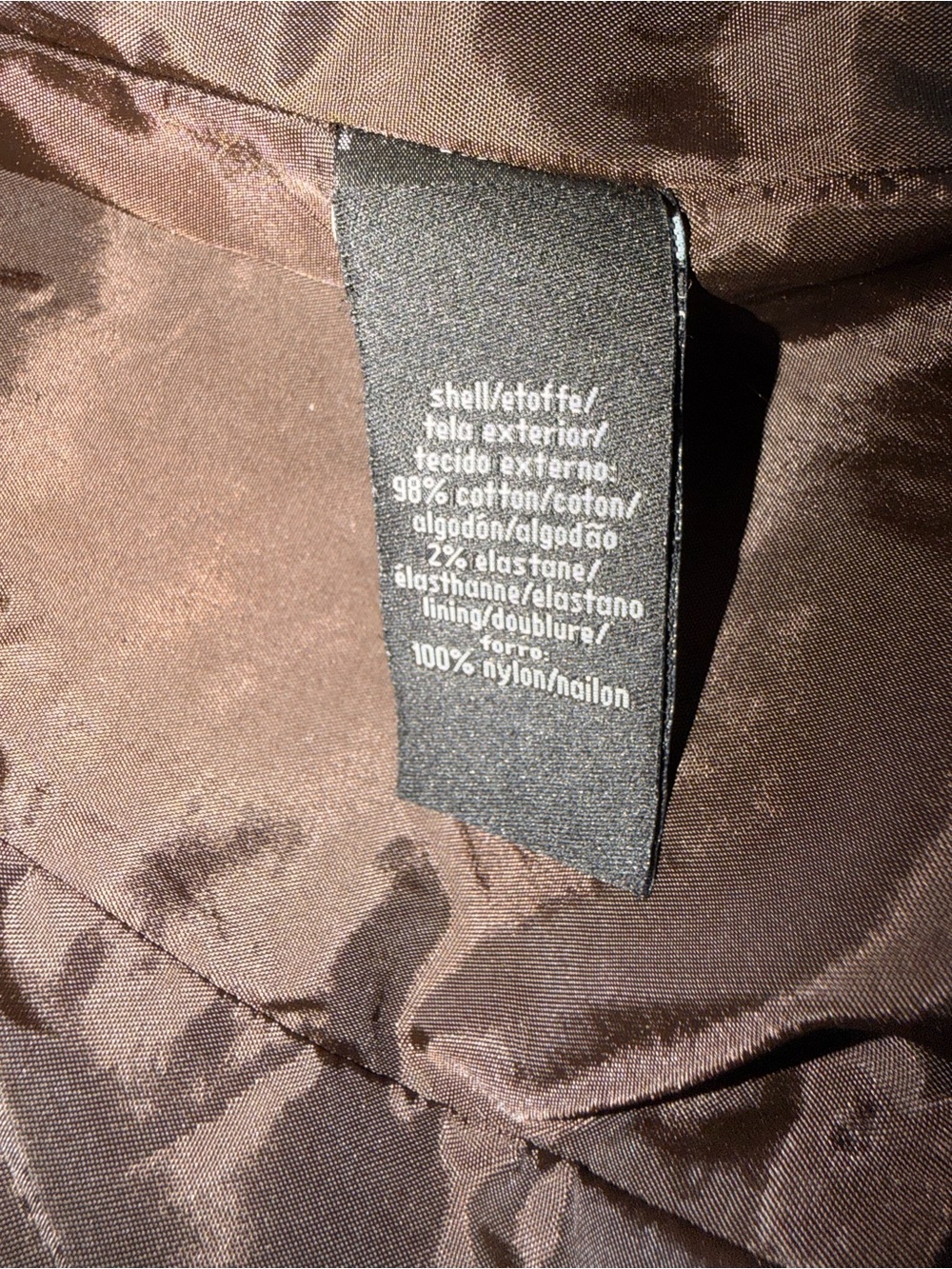 Vintage Calvin Klein Brown Corduroy Blazer Jacket S Y2K Dark Academia - Picture 6 of 7